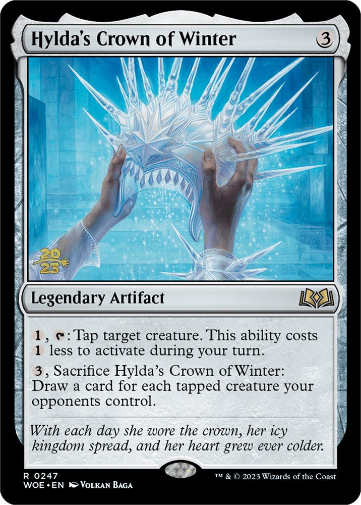 Hylda's Crown of Winter [Wilds of Eldraine Prerelease Promos] | Deep Dive Games St. Marys