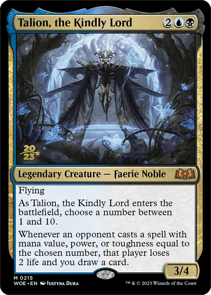 Talion, the Kindly Lord [Wilds of Eldraine Prerelease Promos] | Deep Dive Games St. Marys