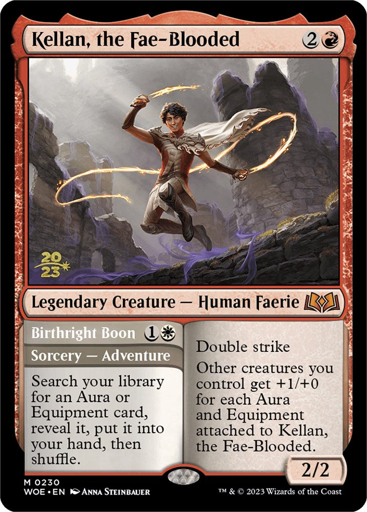 Kellan, the Fae-Blooded [Wilds of Eldraine Prerelease Promos] | Deep Dive Games St. Marys
