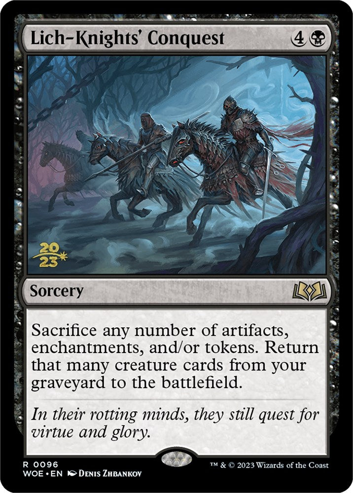 Lich-Knights' Conquest [Wilds of Eldraine Prerelease Promos] | Deep Dive Games St. Marys