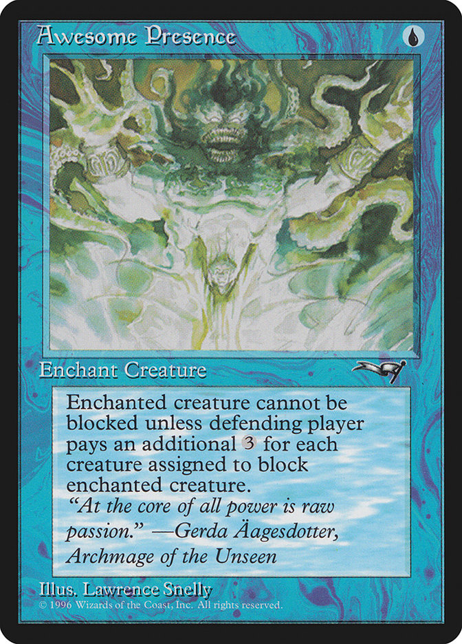 Awesome Presence (Creature Facing) [Alliances] | Deep Dive Games St. Marys