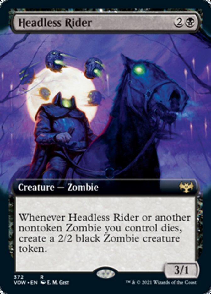 Headless Rider (Extended Art) [Innistrad: Crimson Vow] | Deep Dive Games St. Marys