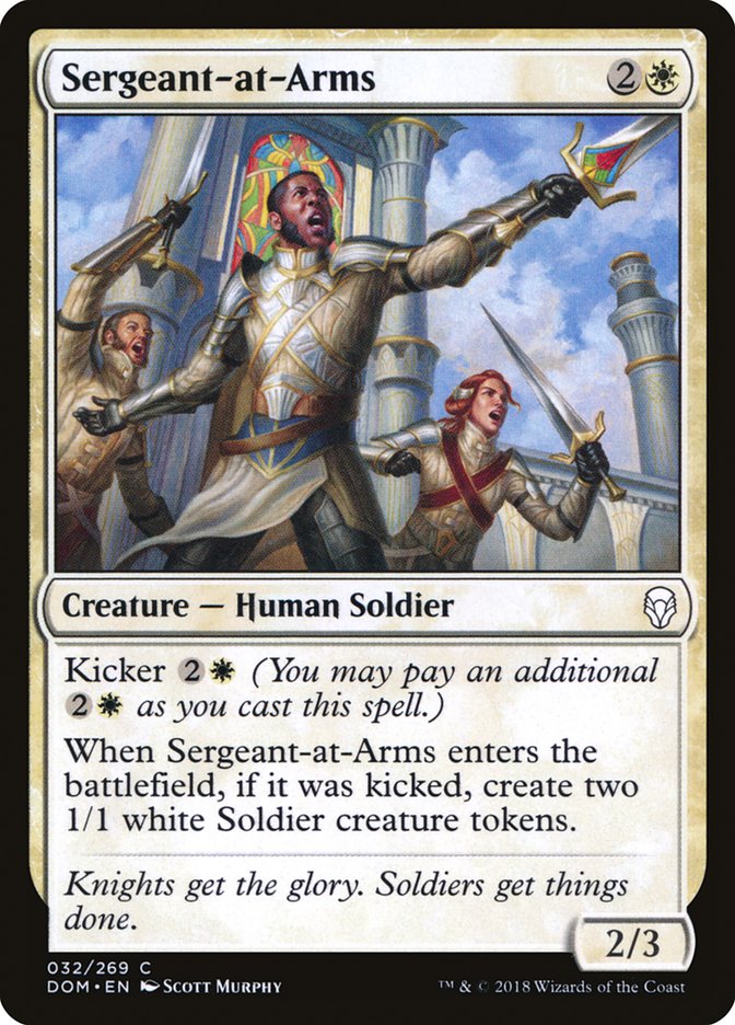 Sergeant-at-Arms [Dominaria] | Deep Dive Games St. Marys