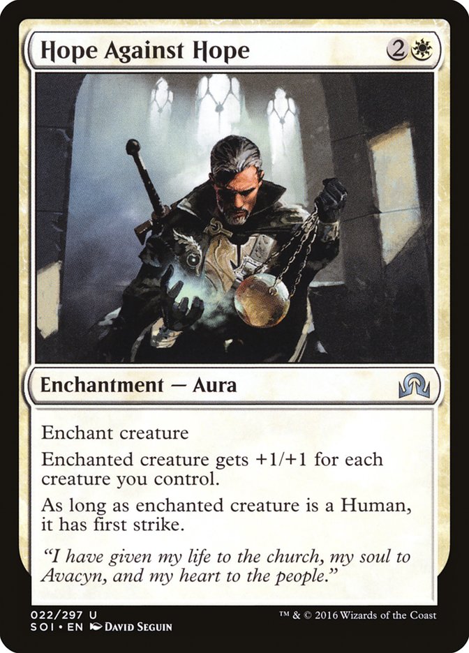 Hope Against Hope [Shadows over Innistrad] | Deep Dive Games St. Marys