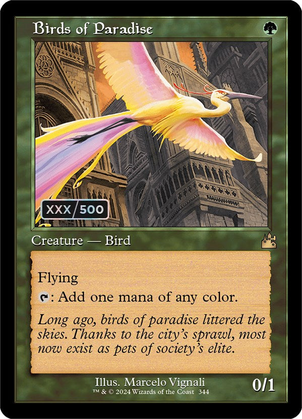 Birds of Paradise (Retro) (Serialized) [Ravnica Remastered] | Deep Dive Games St. Marys