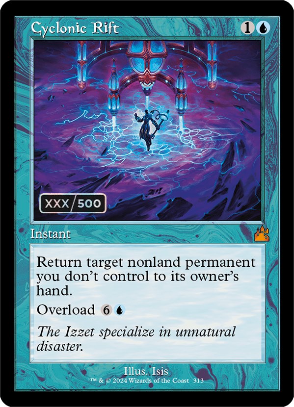 Cyclonic Rift (Retro) (Serialized) [Ravnica Remastered] | Deep Dive Games St. Marys