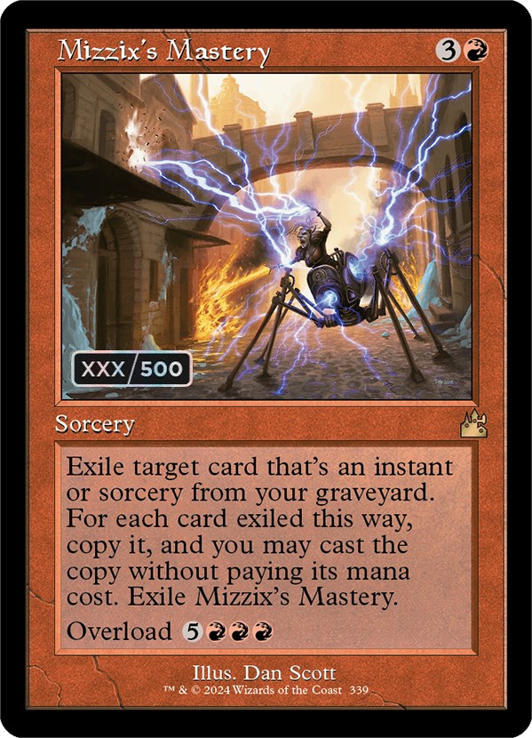 Mizzix's Mastery (Retro) (Serialized) [Ravnica Remastered] | Deep Dive Games St. Marys