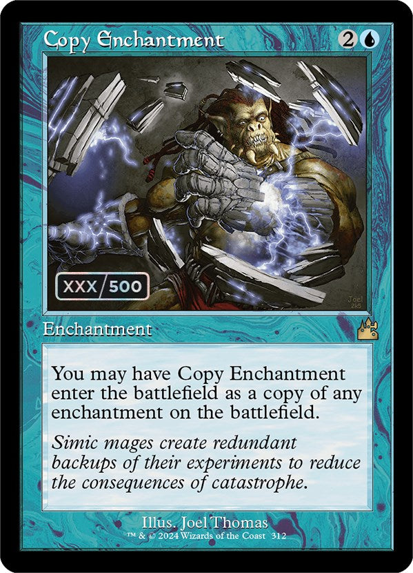 Copy Enchantment (Retro) (Serialized) [Ravnica Remastered] | Deep Dive Games St. Marys
