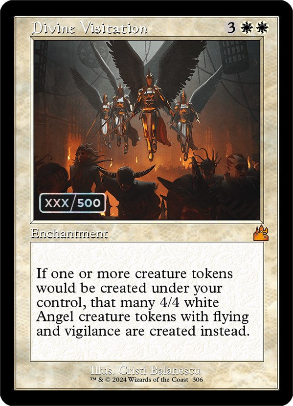 Divine Visitation (Retro) (Serialized) [Ravnica Remastered] | Deep Dive Games St. Marys