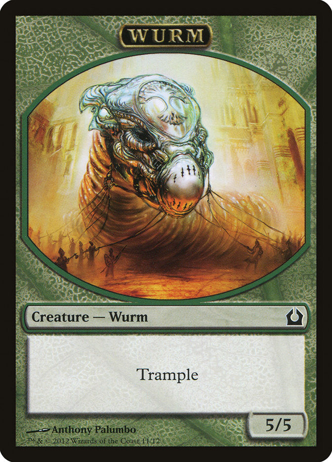 Wurm Token [Return to Ravnica Tokens] | Deep Dive Games St. Marys