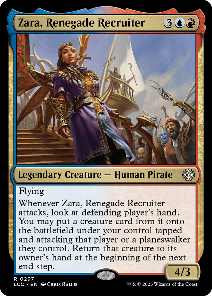 Zara, Renegade Recruiter [The Lost Caverns of Ixalan Commander] | Deep Dive Games St. Marys