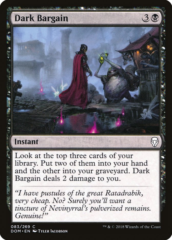 Dark Bargain [Dominaria] | Deep Dive Games St. Marys