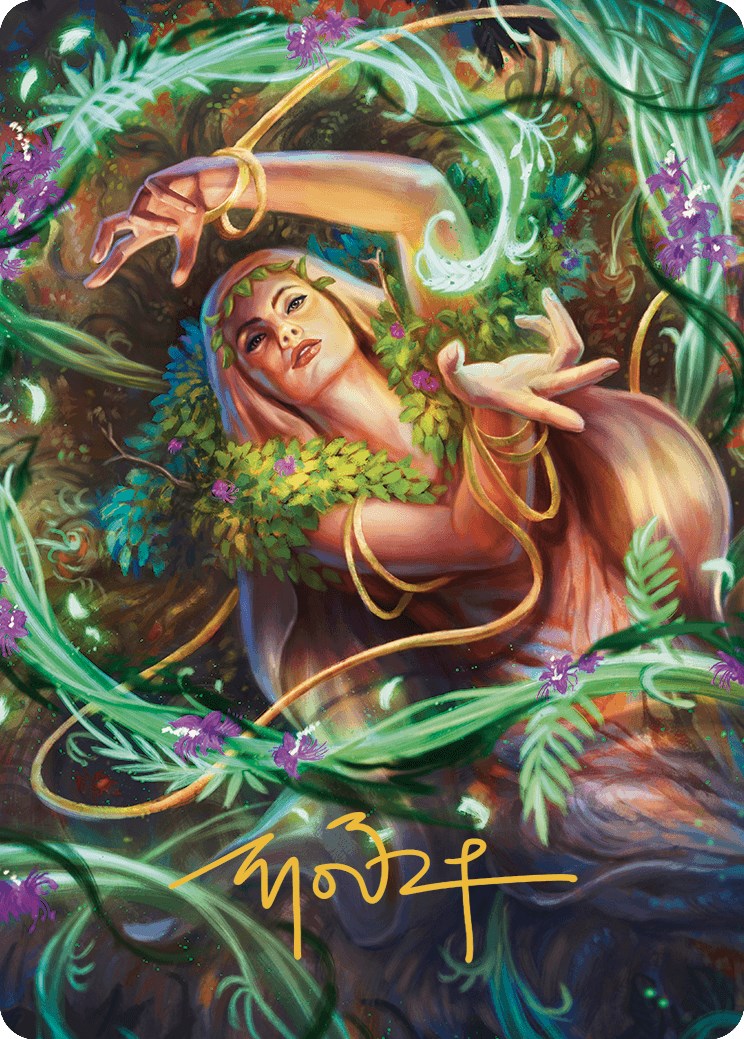Insidious Roots Art Card (Gold-Stamped Signature) [Murders at Karlov Manor Art Series] | Deep Dive Games St. Marys