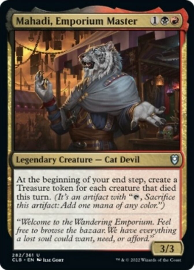 Mahadi, Emporium Master [Commander Legends: Battle for Baldur's Gate] | Deep Dive Games St. Marys