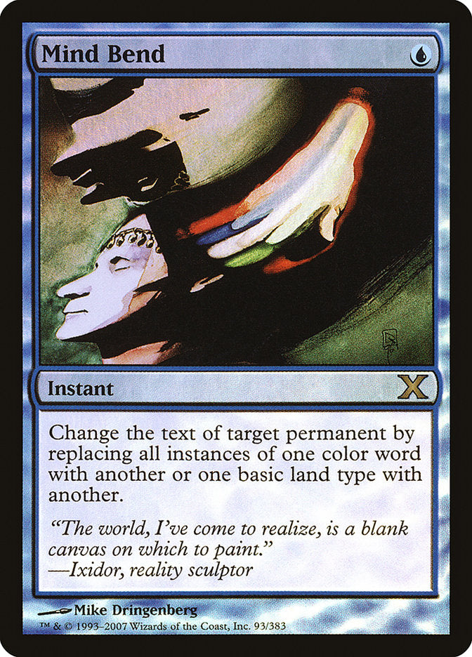 Mind Bend (Premium Foil) [Tenth Edition] | Deep Dive Games St. Marys