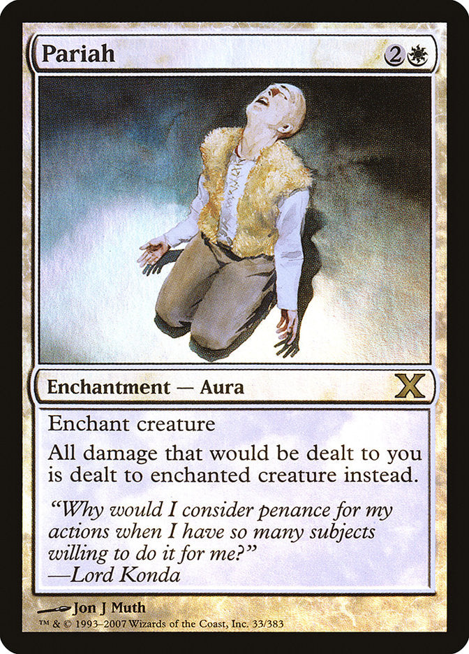 Pariah (Premium Foil) [Tenth Edition] | Deep Dive Games St. Marys
