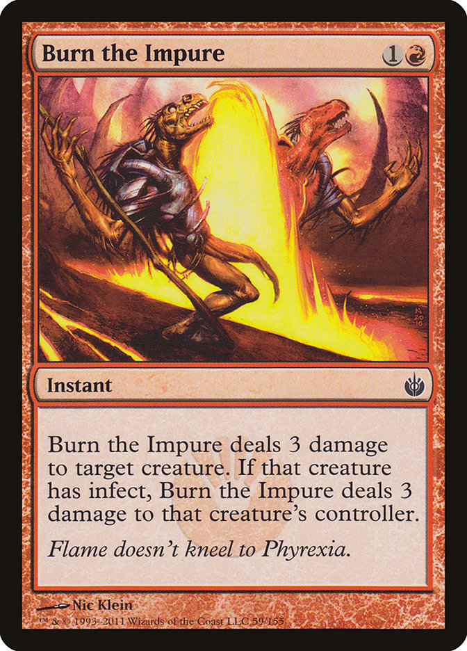 Burn the Impure [Mirrodin Besieged] | Deep Dive Games St. Marys
