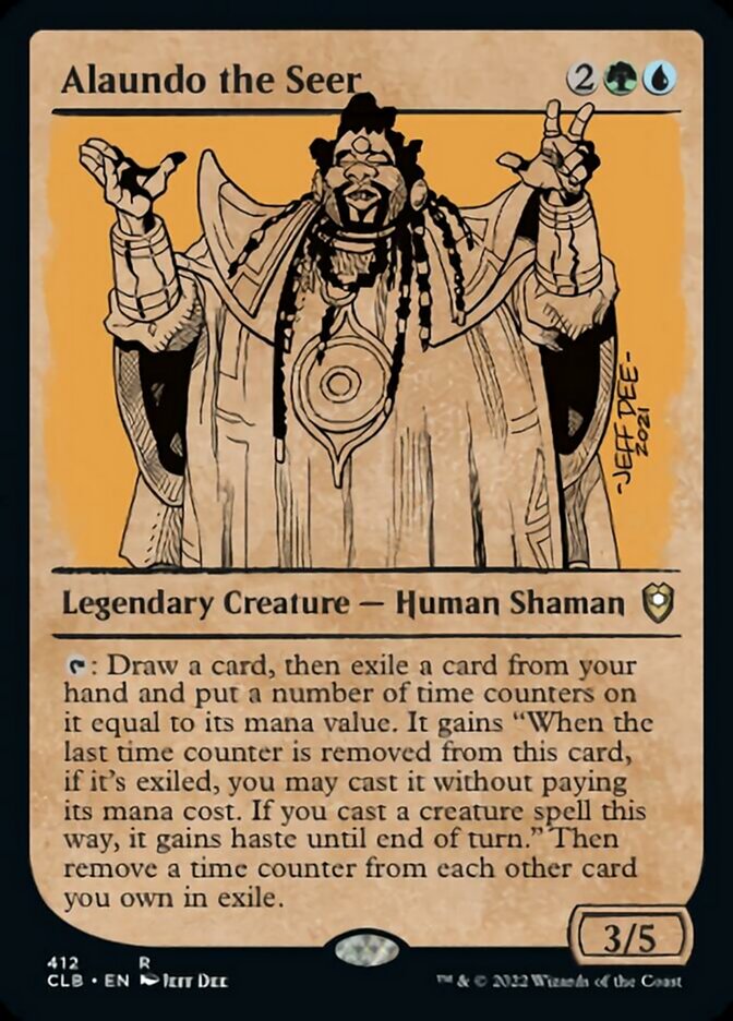 Alaundo the Seer (Showcase) [Commander Legends: Battle for Baldur's Gate] | Deep Dive Games St. Marys