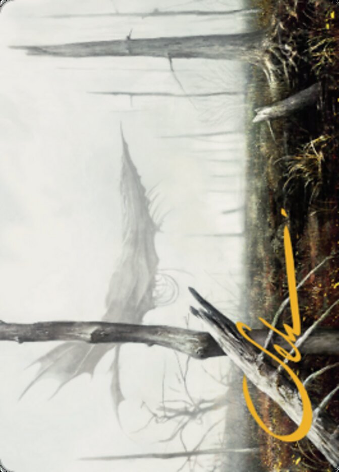 Swamp Art Card (Gold-Stamped Signature) [Dominaria United Art Series] | Deep Dive Games St. Marys