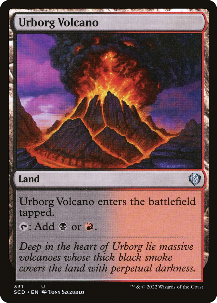 Urborg Volcano [Starter Commander Decks] | Deep Dive Games St. Marys