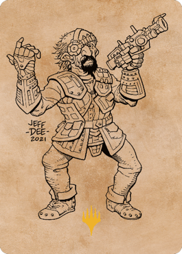Jan Jansen, Chaos Crafter Art Card (Gold-Stamped) [Commander Legends: Battle for Baldur's Gate Art Series] | Deep Dive Games St. Marys