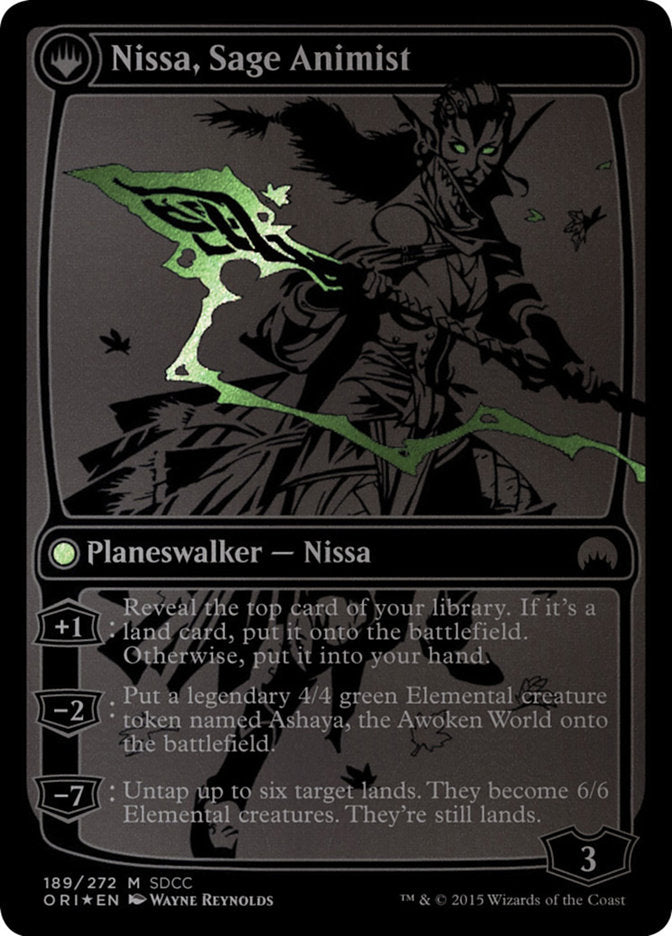 Nissa, Vastwood Seer // Nissa, Sage Animist [San Diego Comic-Con 2015] | Deep Dive Games St. Marys