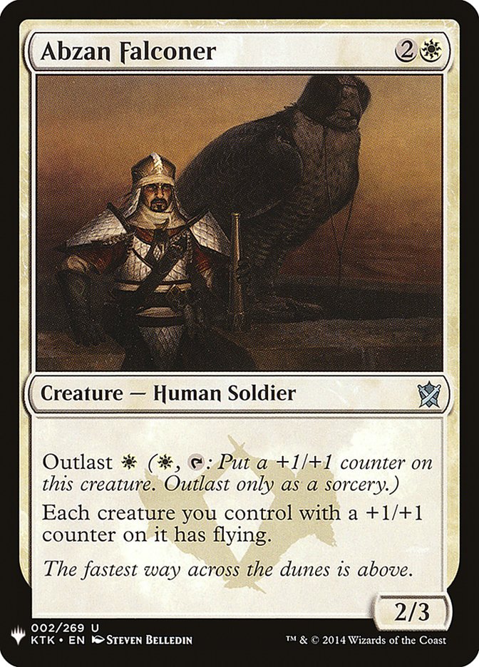 Abzan Falconer [Mystery Booster] | Deep Dive Games St. Marys