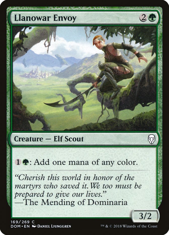 Llanowar Envoy [Dominaria] | Deep Dive Games St. Marys