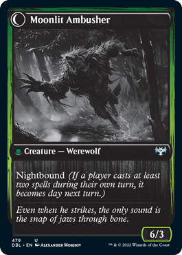 Oakshade Stalker // Moonlit Ambusher [Innistrad: Double Feature] | Deep Dive Games St. Marys
