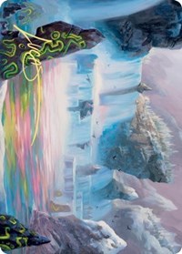Glittering Frost Art Card (Gold-Stamped Signature) [Kaldheim Art Series] | Deep Dive Games St. Marys