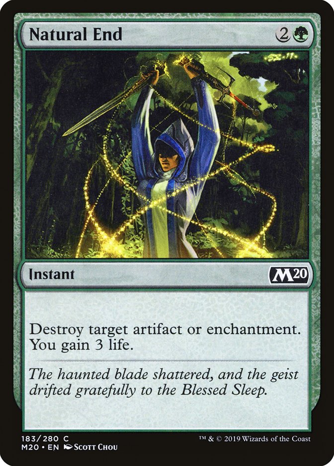 Natural End [Core Set 2020] | Deep Dive Games St. Marys