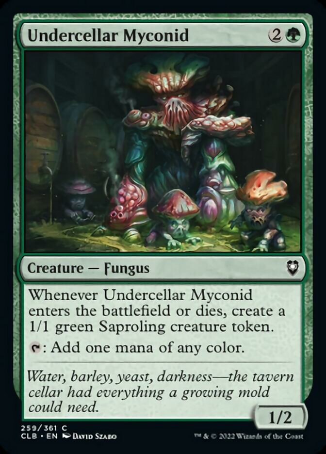 Undercellar Myconid [Commander Legends: Battle for Baldur's Gate] | Deep Dive Games St. Marys