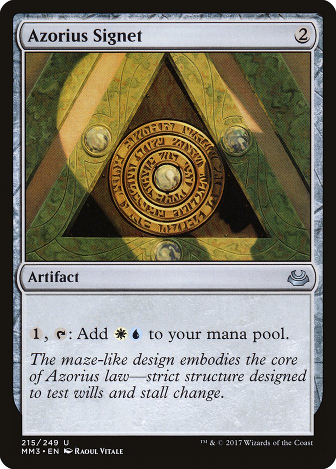 Azorius Signet [Modern Masters 2017] | Deep Dive Games St. Marys