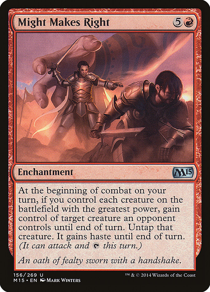 Might Makes Right [Magic 2015] | Deep Dive Games St. Marys
