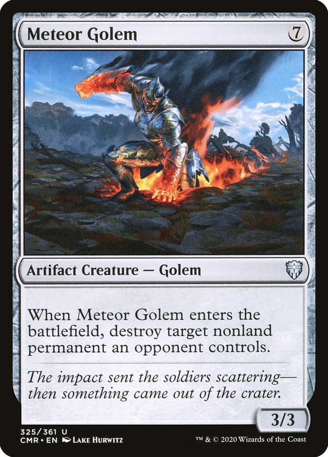 Meteor Golem (325) [Commander Legends] | Deep Dive Games St. Marys