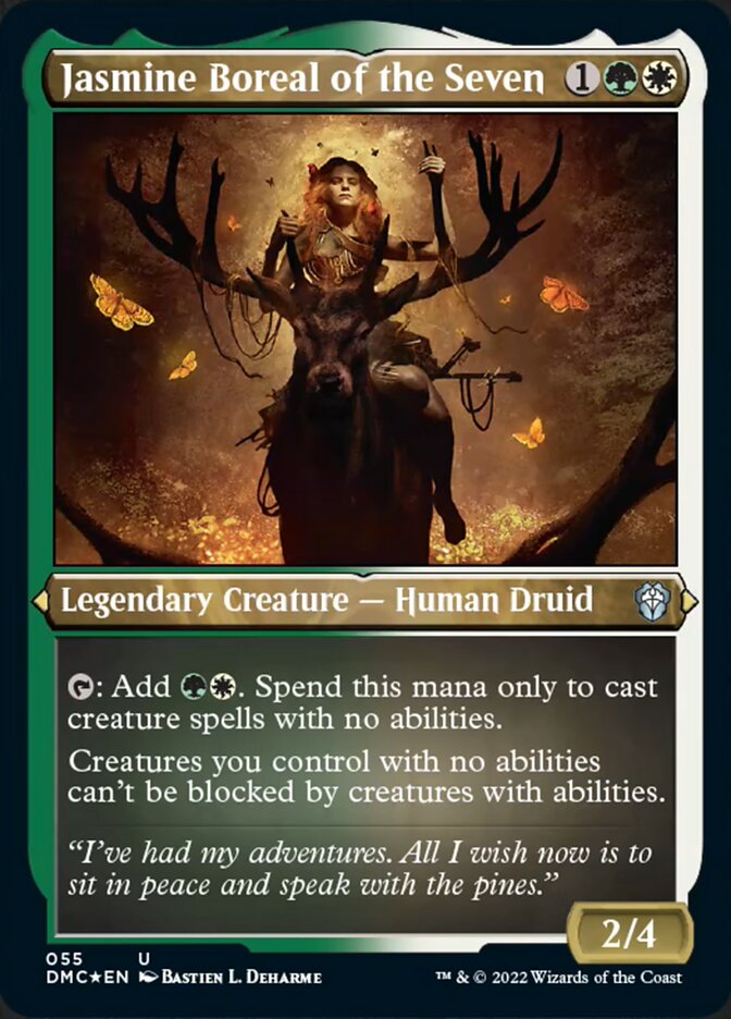 Jasmine Boreal of the Seven (Foil Etched) [Dominaria United Commander] | Deep Dive Games St. Marys