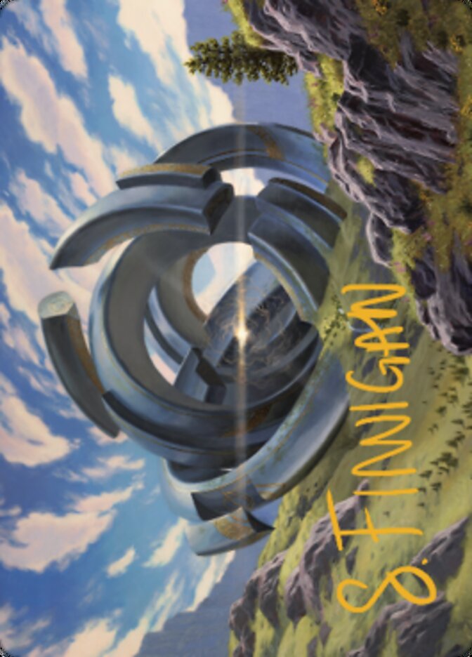 Thran Portal Art Card (Gold-Stamped Signature) [Dominaria United Art Series] | Deep Dive Games St. Marys