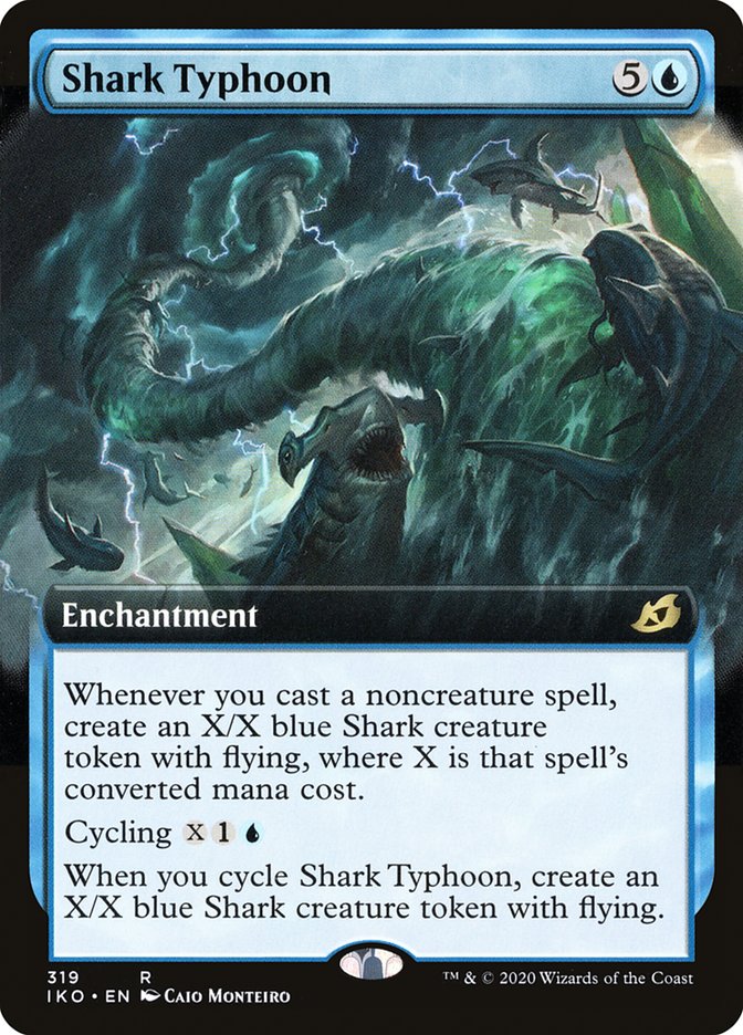 Shark Typhoon (Extended Art) [Ikoria: Lair of Behemoths] | Deep Dive Games St. Marys
