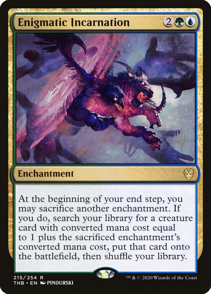 Enigmatic Incarnation (Promo Pack) [Theros Beyond Death Promos] | Deep Dive Games St. Marys