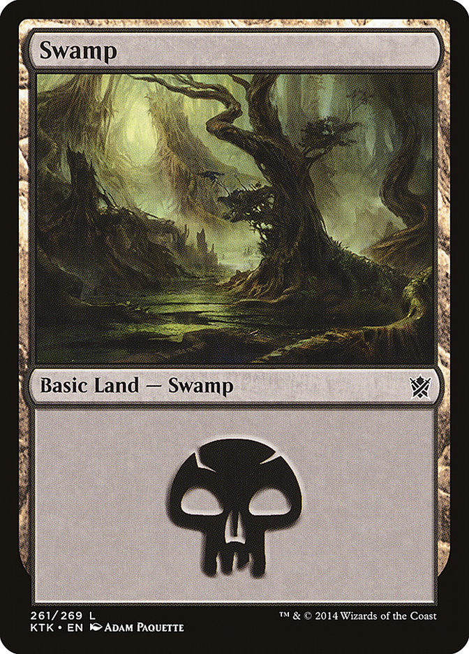Swamp (261) [Khans of Tarkir] | Deep Dive Games St. Marys