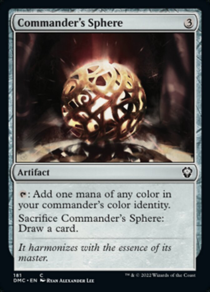 Commander's Sphere [Dominaria United Commander] | Deep Dive Games St. Marys