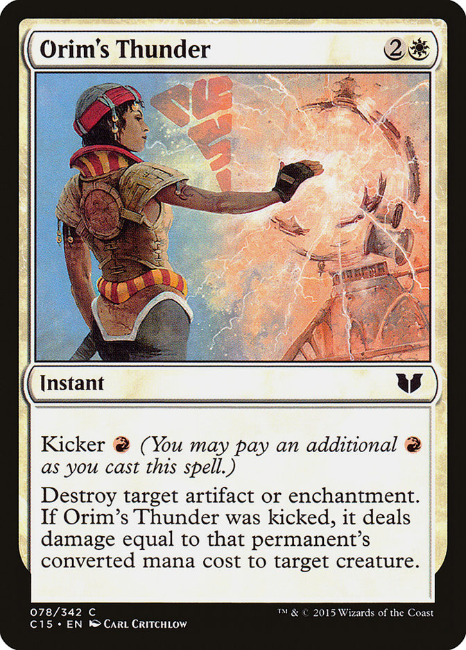 Orim's Thunder [Commander 2015] | Deep Dive Games St. Marys