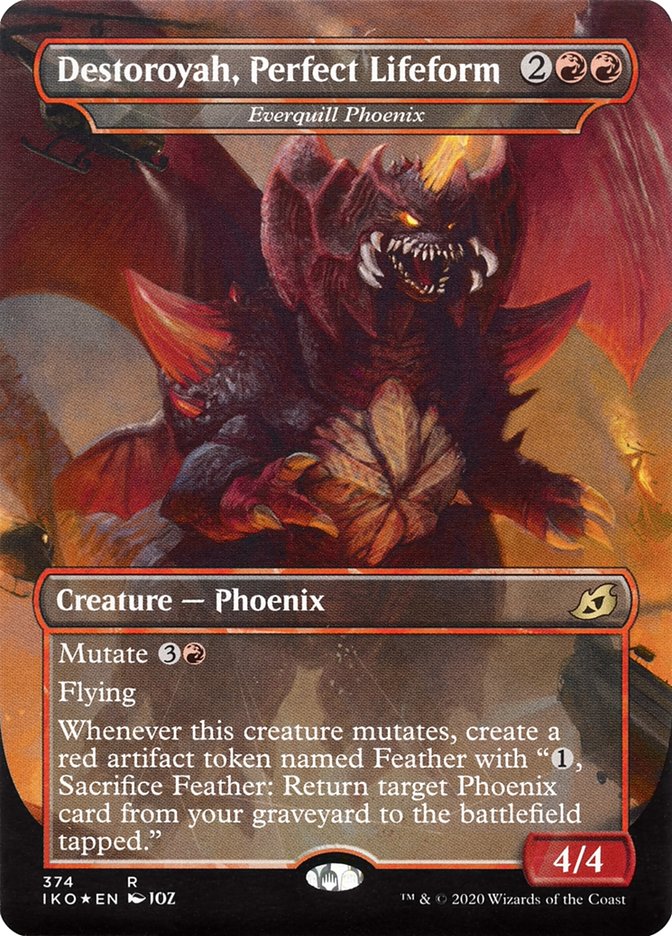 Everquill Phoenix - Destoroyah, Perfect Lifeform (Godzilla Series) [Ikoria: Lair of Behemoths] | Deep Dive Games St. Marys