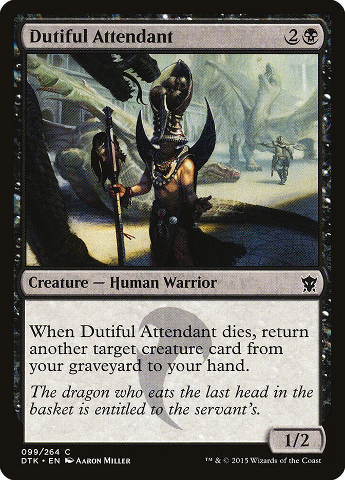 Dutiful Attendant [Dragons of Tarkir] | Deep Dive Games St. Marys