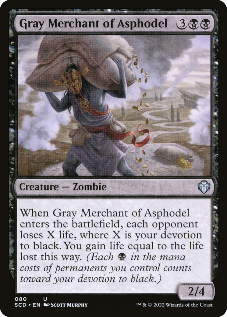 Gray Merchant of Asphodel [Starter Commander Decks] | Deep Dive Games St. Marys