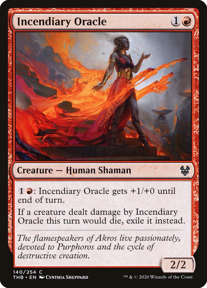 Incendiary Oracle [Theros Beyond Death] | Deep Dive Games St. Marys