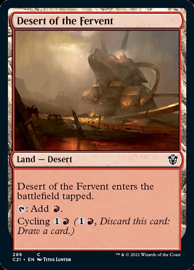 Desert of the Fervent [Commander 2021] | Deep Dive Games St. Marys
