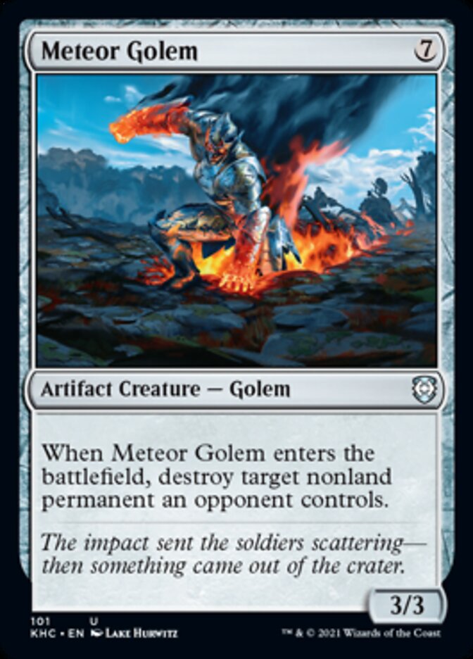 Meteor Golem [Kaldheim Commander] | Deep Dive Games St. Marys