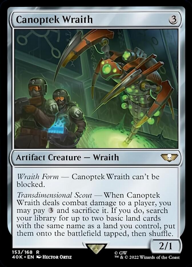 Canoptek Wraith (Surge Foil) [Warhammer 40,000] | Deep Dive Games St. Marys