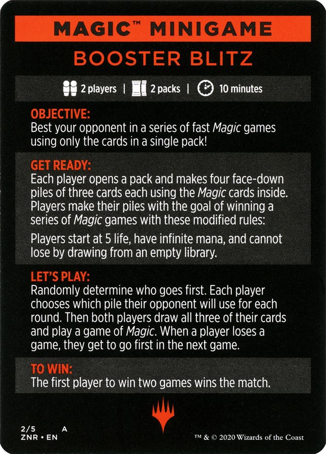 Booster Blitz (Magic Minigame) [Zendikar Rising Minigame] | Deep Dive Games St. Marys